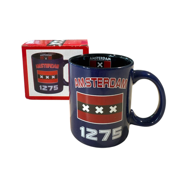 Amsterdam Mok 1275 met Vlag en XXX Print