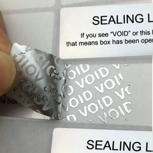 Veiligheidszegel Stickers "VOID" - Bescherm Uw Verzendingen - 60-Pack