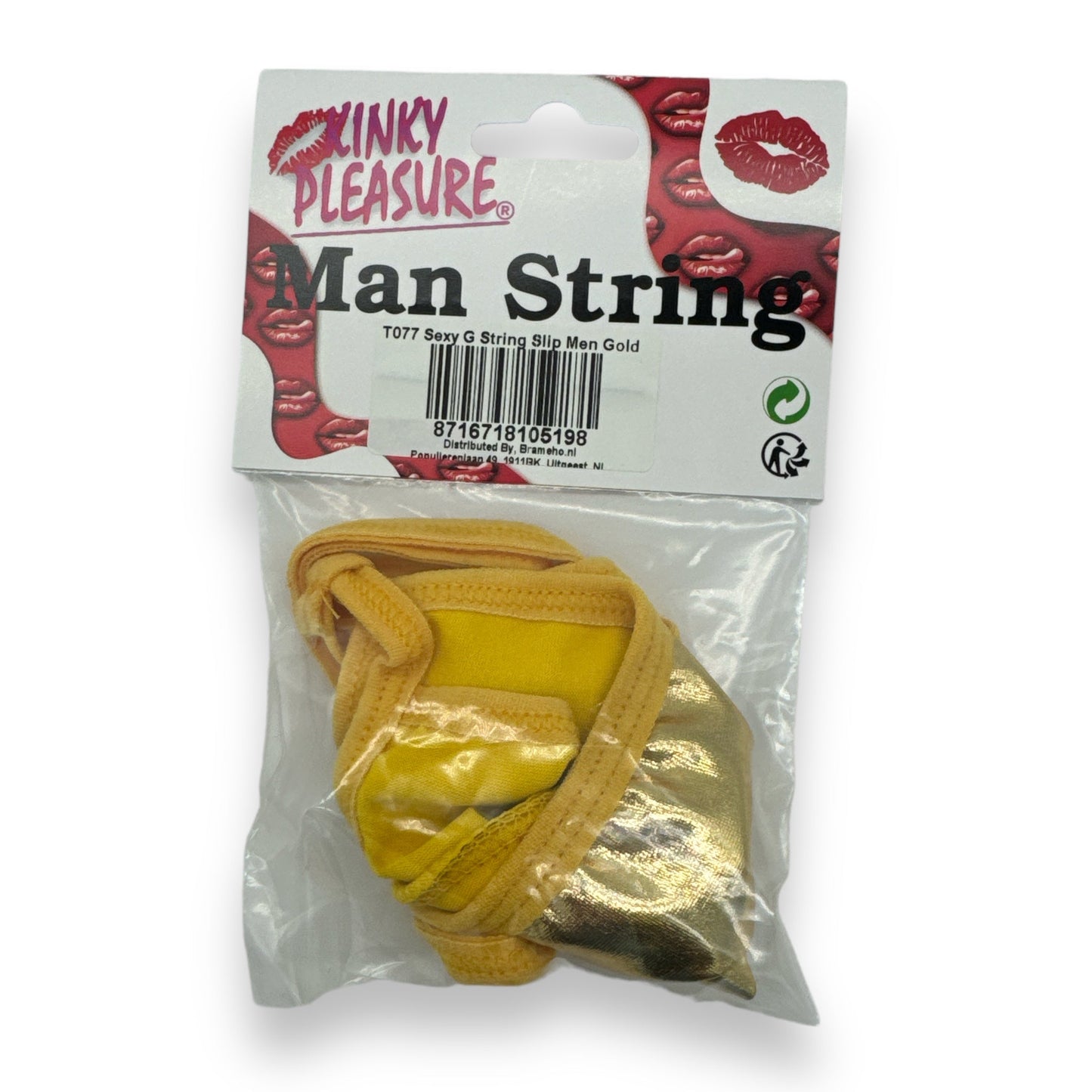 Sexy G-String Slip Voor Mannen - 3 Kleuren