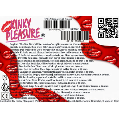 Kinky Pleasure Erotische Dobbelsteen - Verken Plezier Met 6 Spannende Standjes!