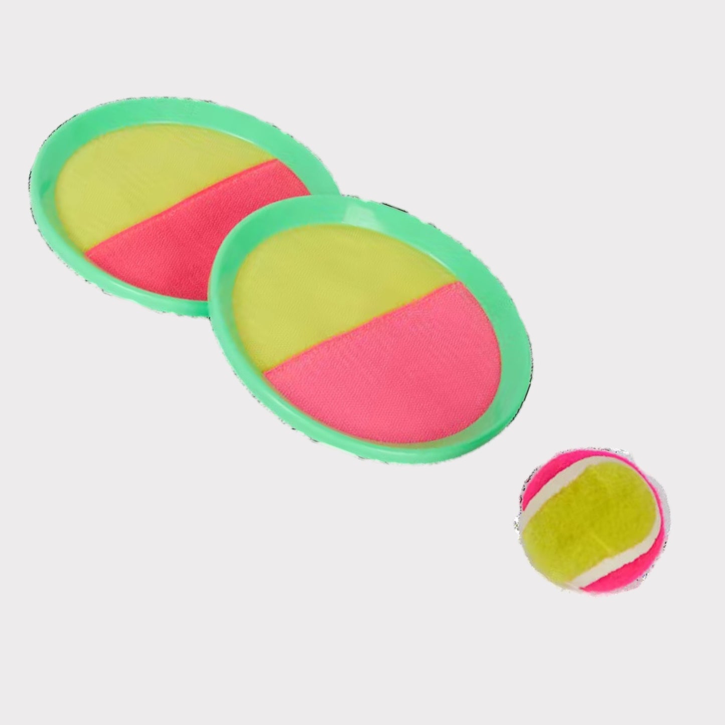Self Stick Paddle Tennis Toy Toss & Catch Sports Ball Game Set - Perfect voor buitenspellen en activiteiten!