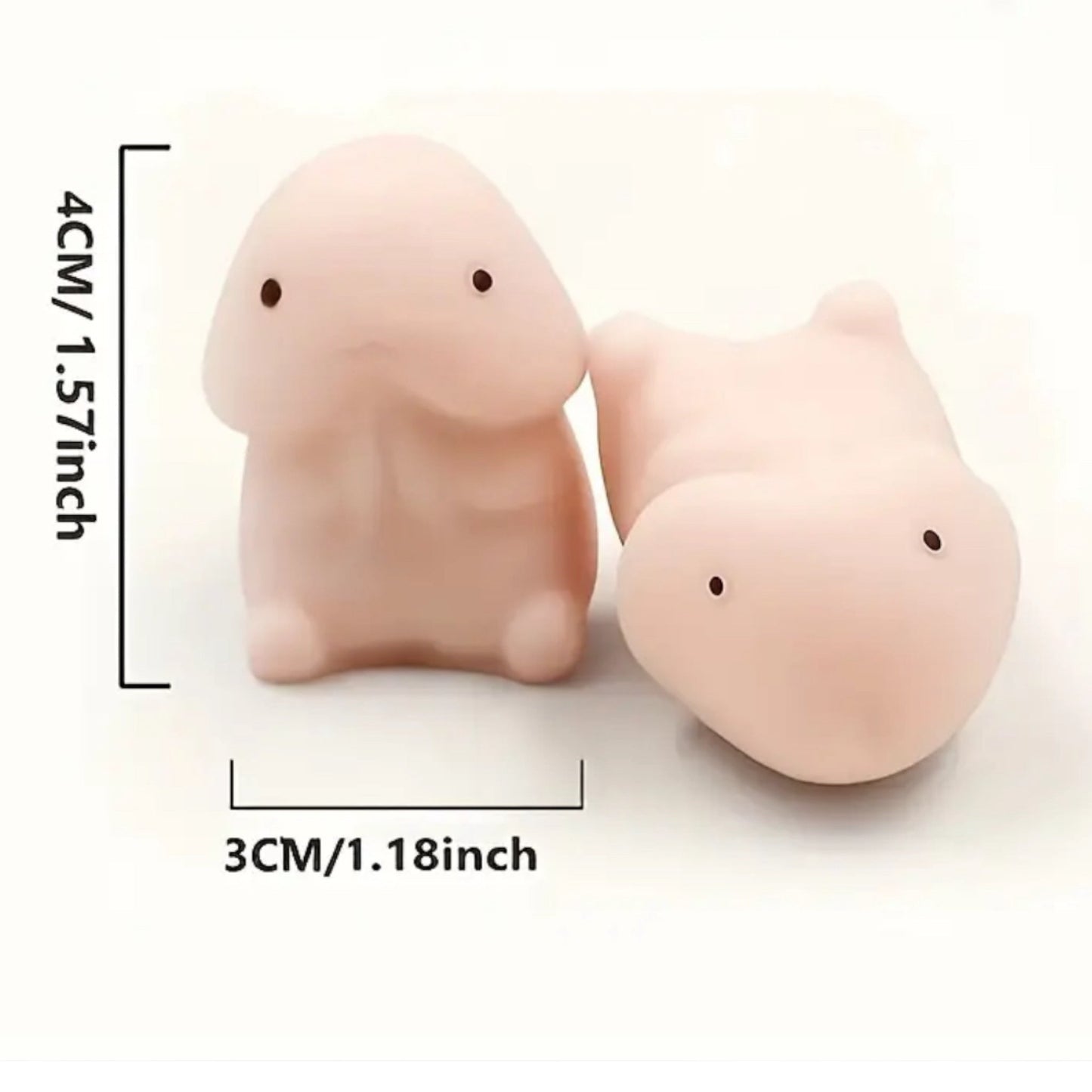Mini Penis Squeezy Stress Toy - 4x3cm