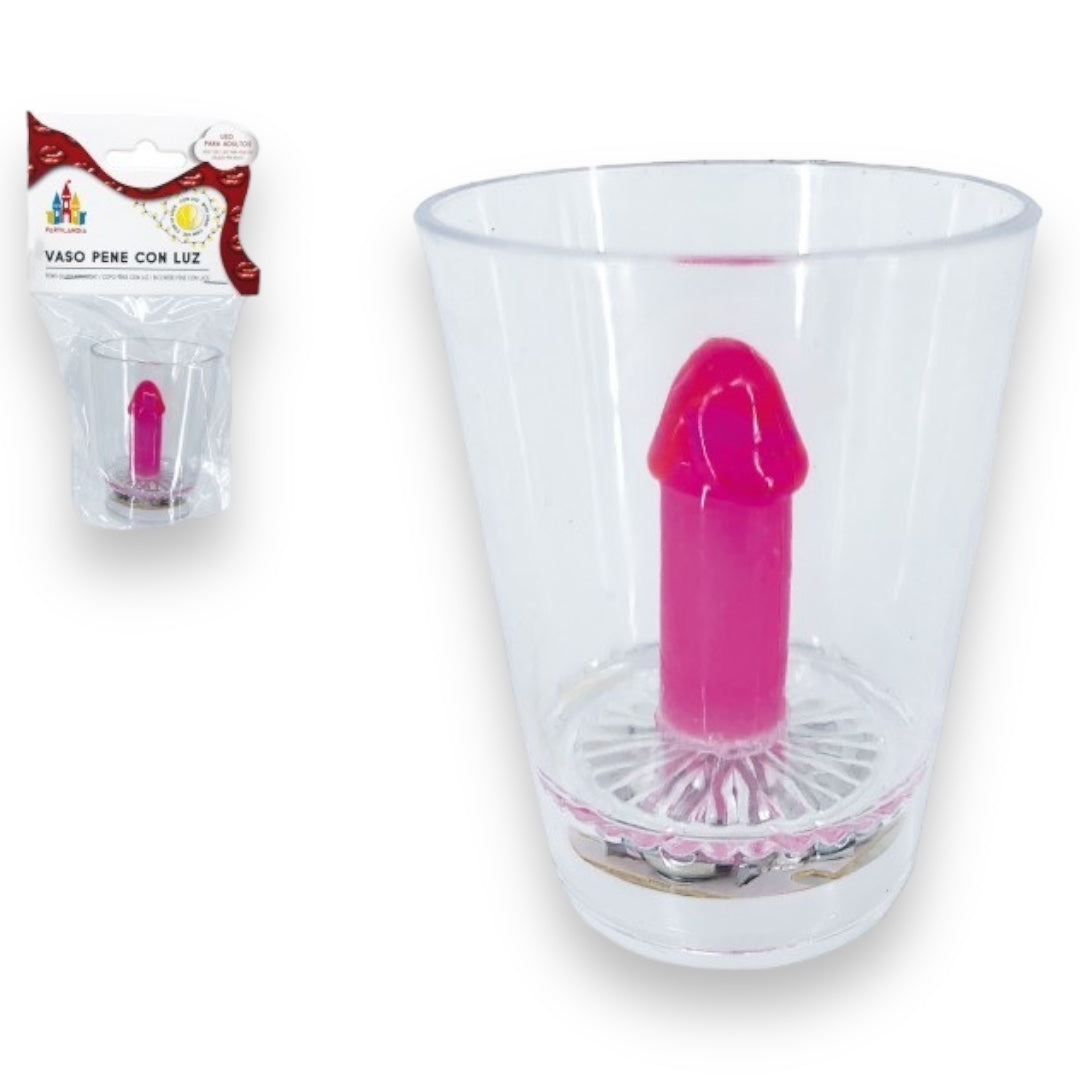 Light up your party with the Shot Glass with Light and a Playful Twist!