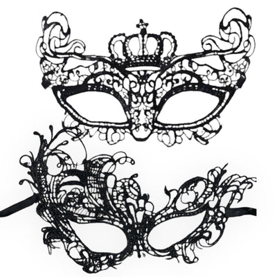 Venetiaans Masker Zwart