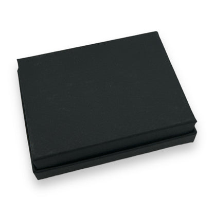 Elegante Zwarte Sieradendoos met Gouden Spat - 9,2 x 7 x 2,7 cm
