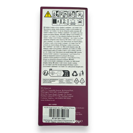 Geurkaarsen Cherry – 10 Chupa Chups Theelichtjes