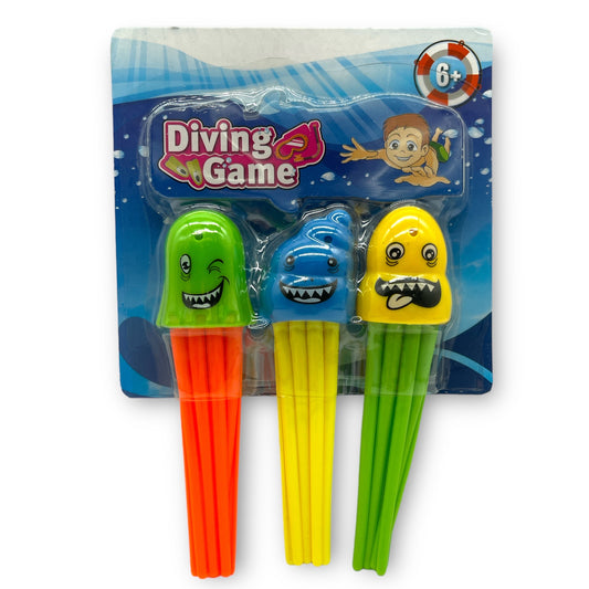 Dive underwater in style with this fun diving jellyfish set of 3