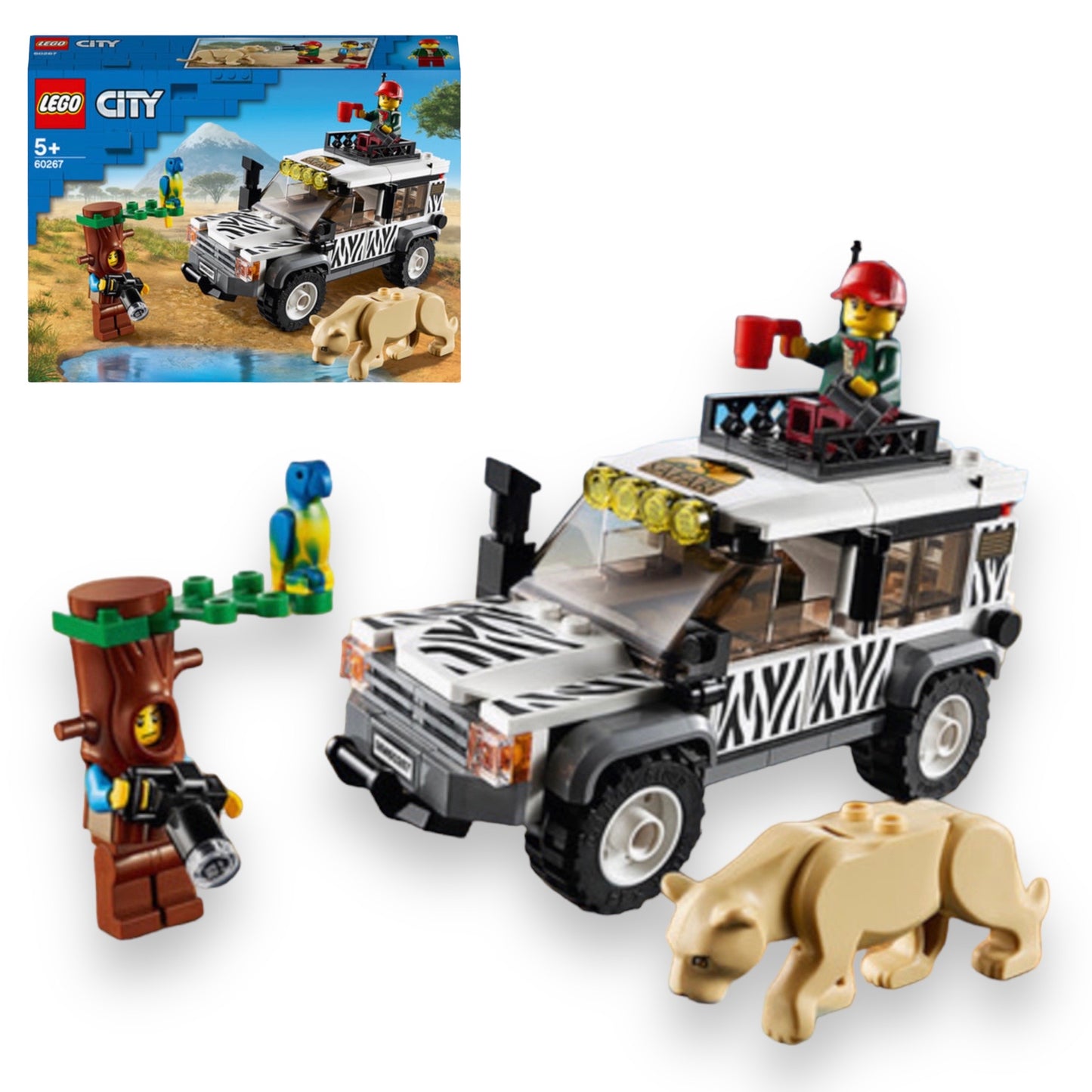 LEGO CITY 60267 Go on Safari with the LEGO City Off-roader play set