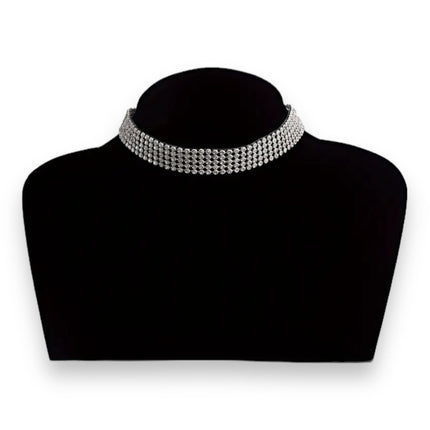 Diamanten Choker Ketting