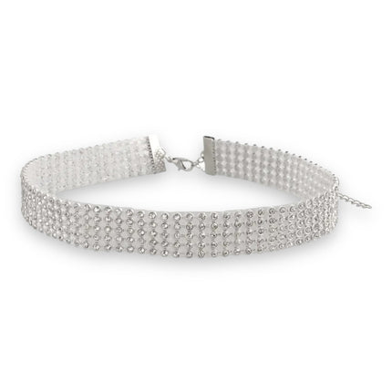 Diamanten Choker Ketting