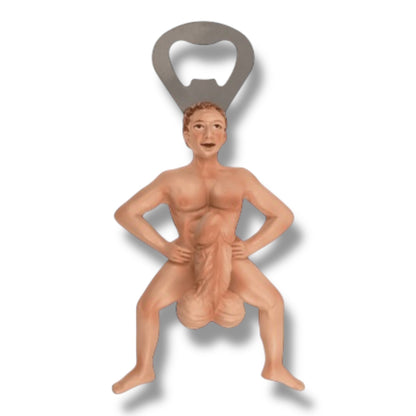 Erotische Flesopener Man – Met Magnetische en Bewegende Onderdelen