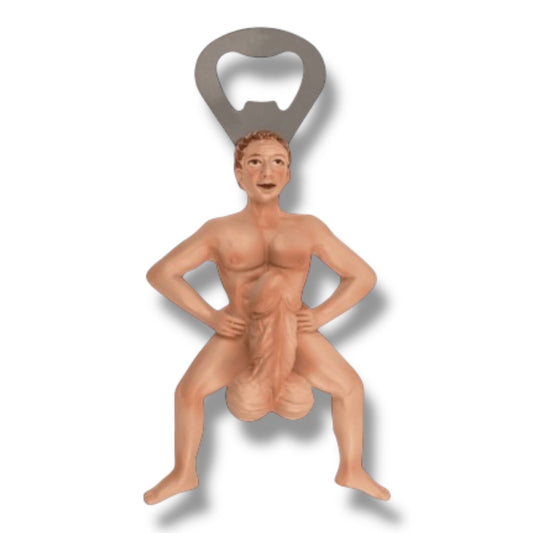 Erotische Flesopener Man – Met Magnetische en Bewegende Onderdelen