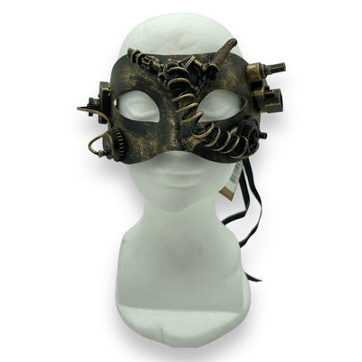 Steampunk Masker Aaric Goudkleurig