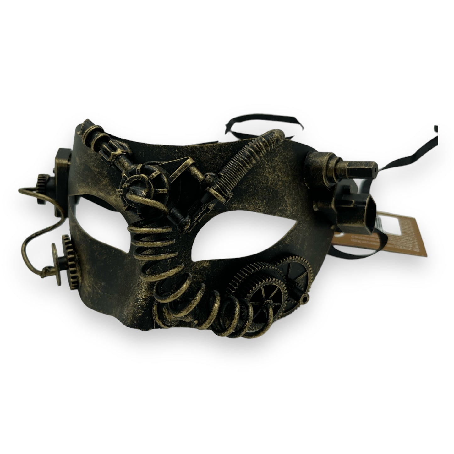 Gold-colored Steampunk Mask Aaric - A Unique Eye-catcher