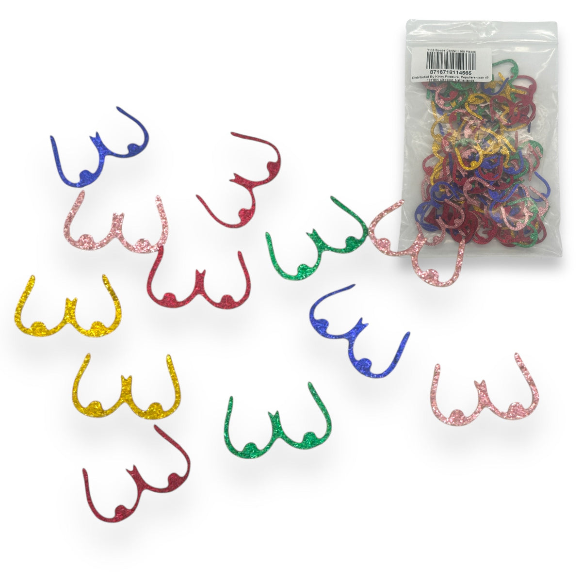 Glitter Borst Confetti 100 stuks
