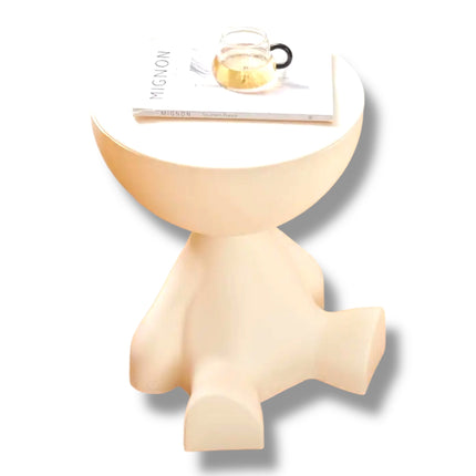 Grappige Opbergtafel – Testikel Design – Mat Zwart