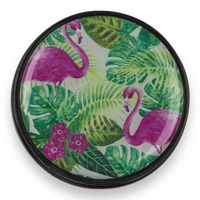 Opvouwbare Telefoonhouder Flamingo Groen en Roze