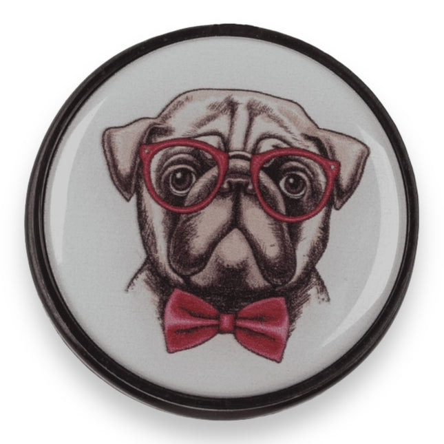 Telefoonhouder & Stand met Mopshond Design – Grappige Smartphone Houder