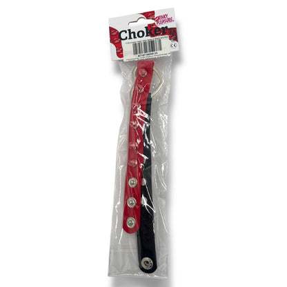Stoere Choker met Hart en Spikes – Statement Accessoire