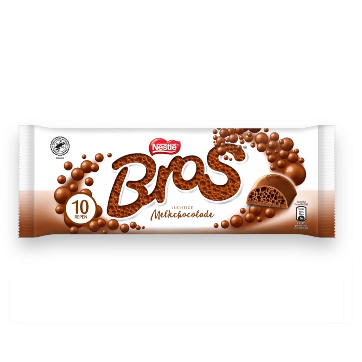 Nestlé Bros Chocoladerepen – 10 x 18 gram