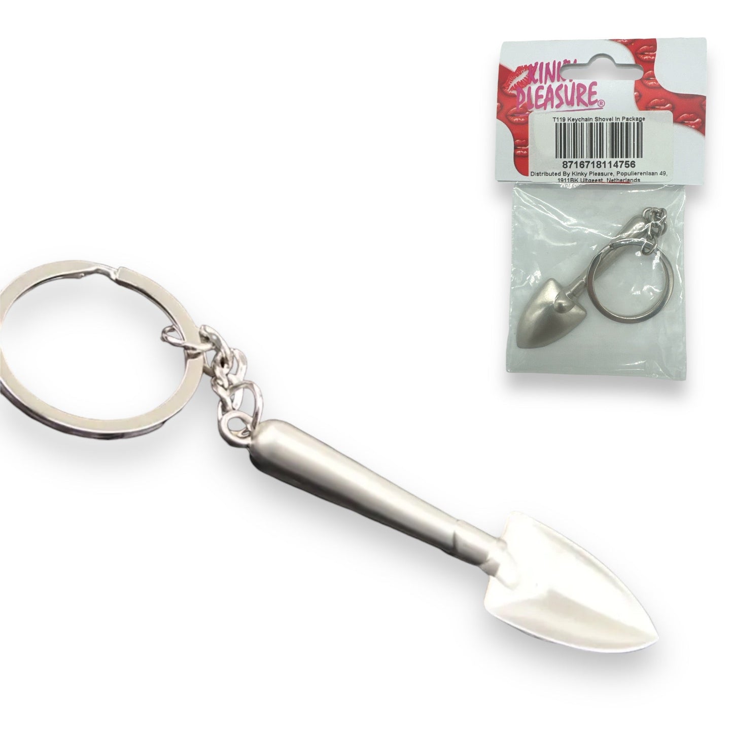 Mini Schep Sleutelhanger – Metalen Tuinschepje