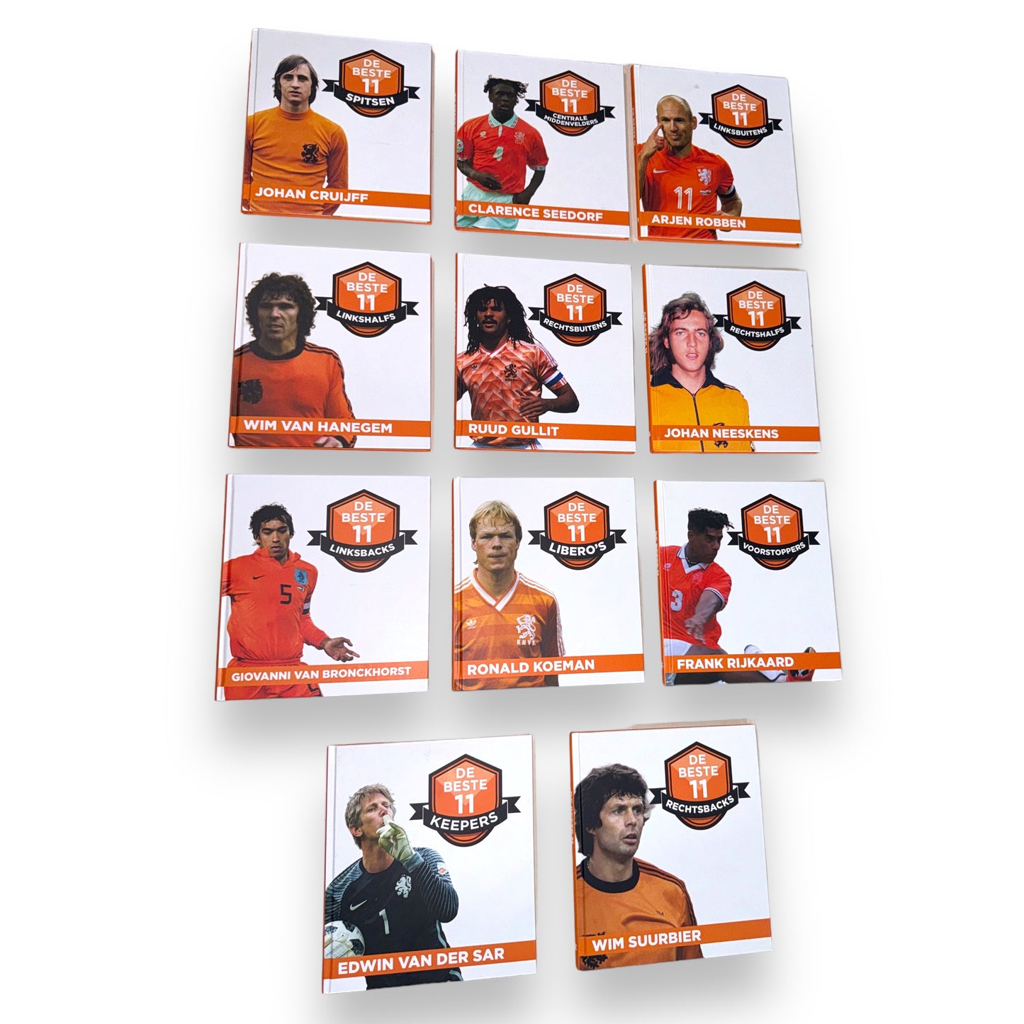 De Beste 11 Voetballers Collectie - De Ultieme Boekencollectie over het Legendarische Nederlands Elftal