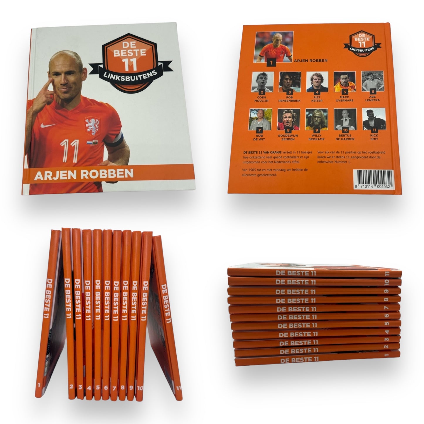 De Beste 11 Voetballers Collectie - De Ultieme Boekencollectie over het Legendarische Nederlands Elftal