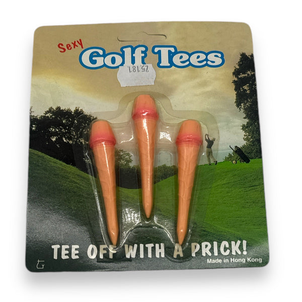 Grappige golf tees in penisvorm