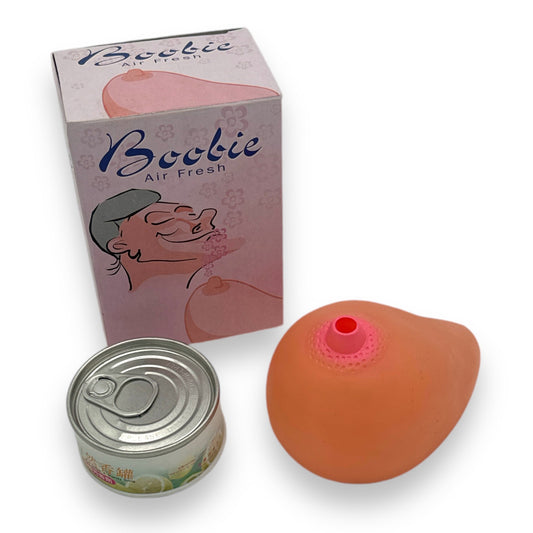 Boobie Luchtverfrisser - Citroengeur - Grappig Cadeau