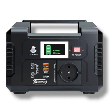 Draagbare Zonnepanelen 60W + Flash Fish E200 Power Station