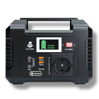 Draagbare Zonnepanelen 60W + Flash Fish E200 Power Station