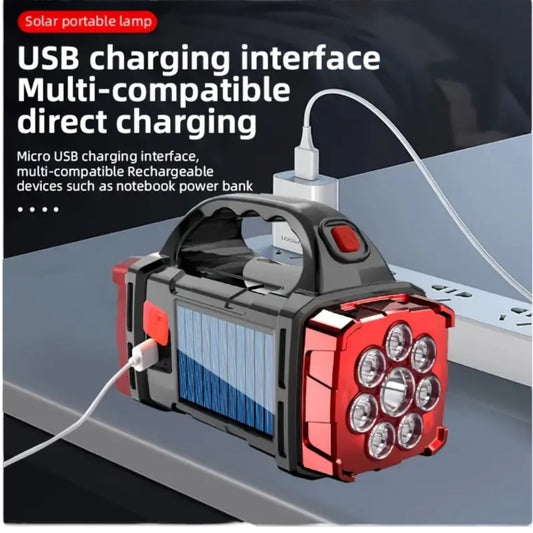 Zonnelamp met Powerbank – Super Bright Camping Lamp