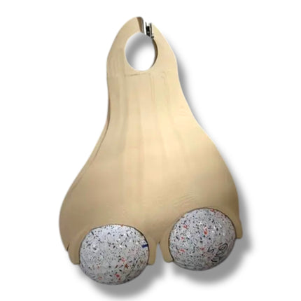 Grappige Golf Ball Holder – Ballenzak Vorm – Voor 2 Golfballen