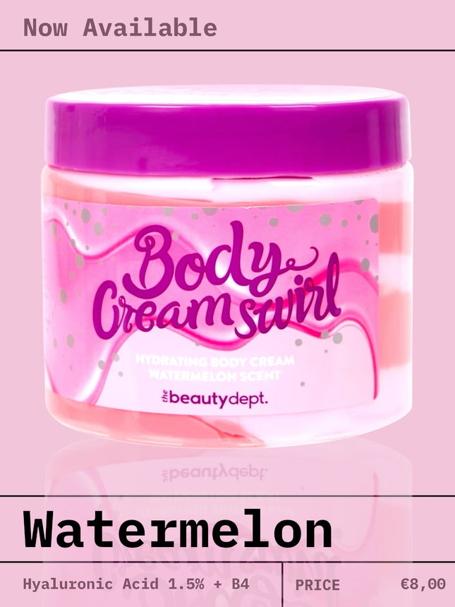 Body Cream Swirl – Hydraterende Bodycrème – Watermeloen Geur – 200gr