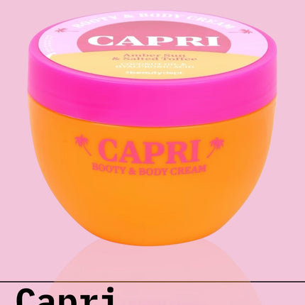 Capri Booty & Body Cream – Amber Sun & Salted Toffee – 200ml