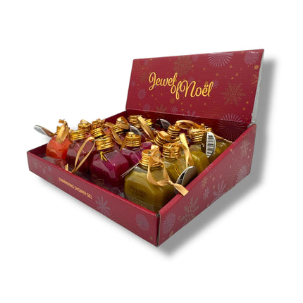 Jewel of Noël – Shimmering Shower Gel Collection – Gift Display – 20x50ml
