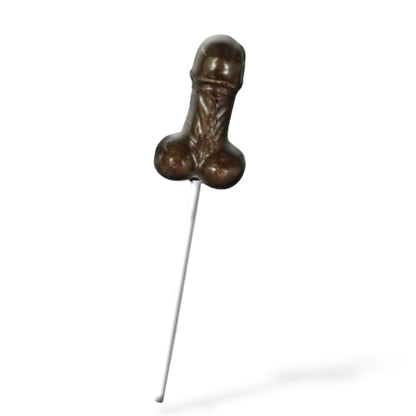 Chocolade Lolly in de Vorm van een Penis - Zwart