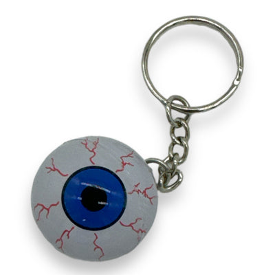 Oogbal Sleutelhanger – Blauw Bloeddoorlopen Oog