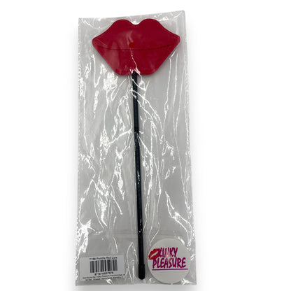 Rode Paddle met Lippen – 32 cm | Speels & Stijlvol Accessoire