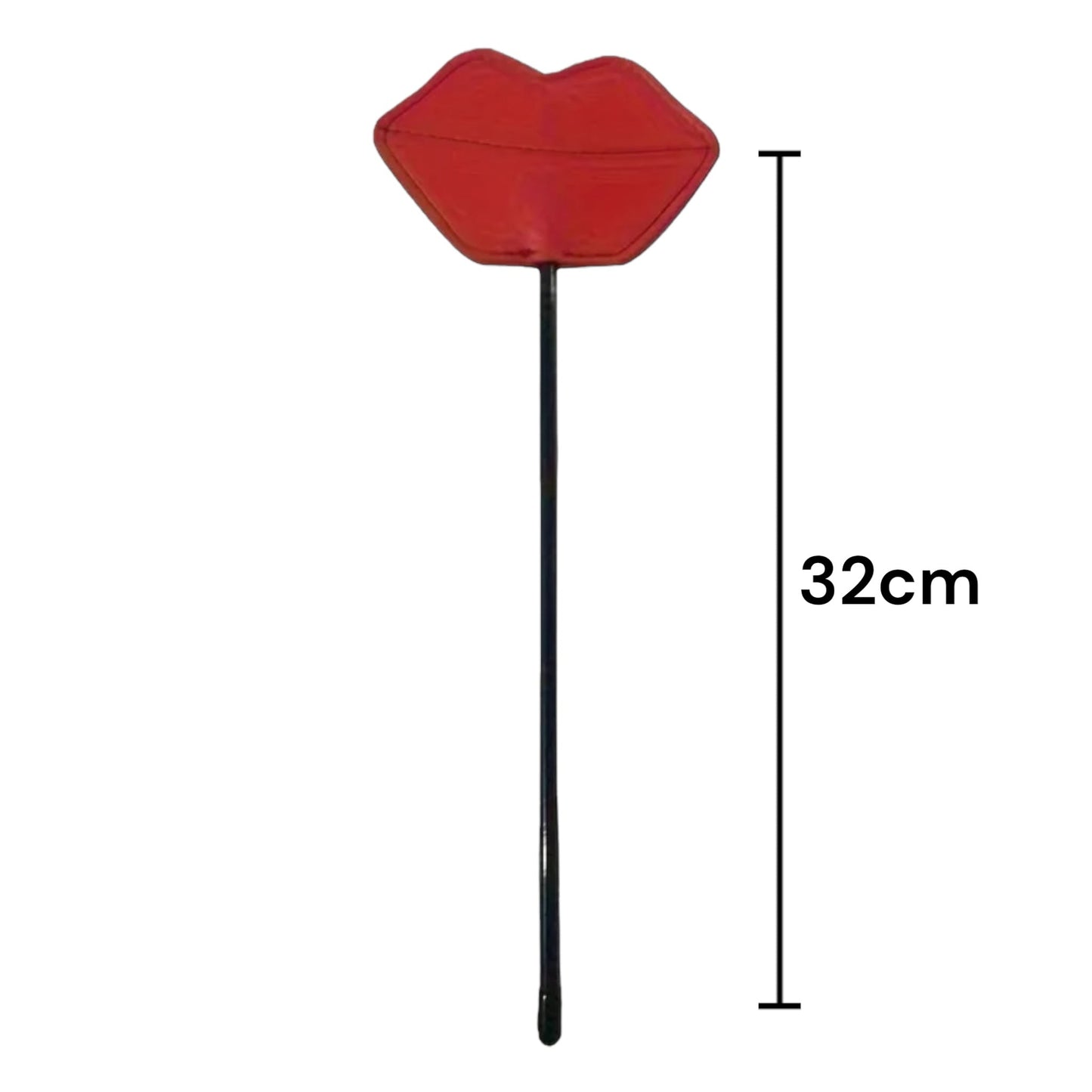Rode Paddle met Lippen – 32 cm | Speels & Stijlvol Accessoire