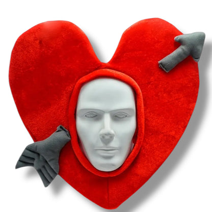 Cupido Valentine Masker – Hartvormig Hoofdstuk met Pijl | Valentijn Accessoire