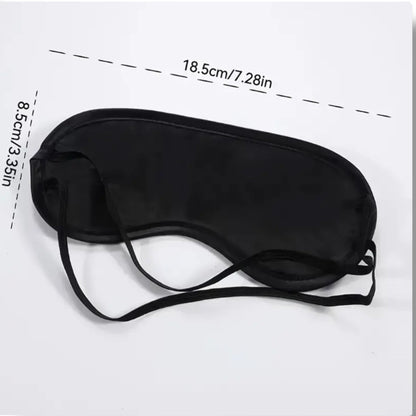 Zachte Satijnen Oogmasker – Comfortabel & Lichtdicht Slaapmasker of Blinddoek