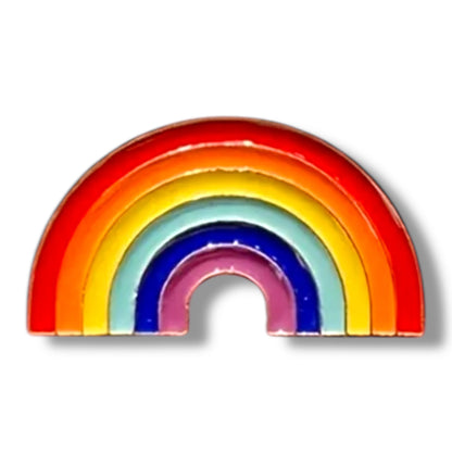 Regenboog Pin – Kleurrijke Pride Speld in Halfronde Vorm