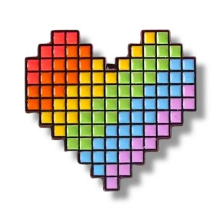 Pixelhart Regenboog Pin – Metalen LGBTQ+ Speldje