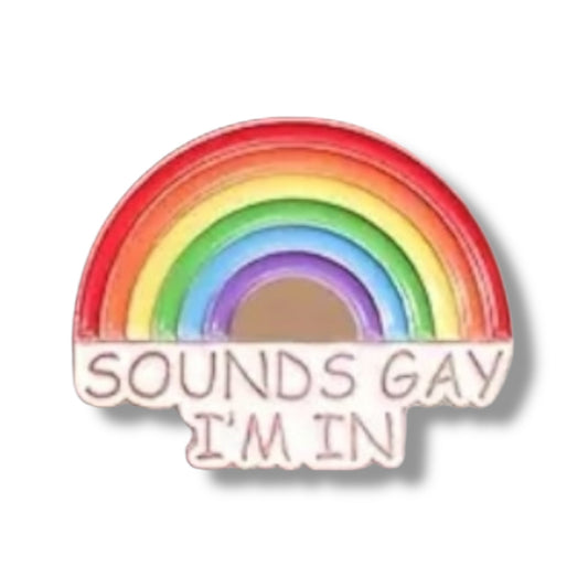 Pride Pin – Sounds Gay I’m In Regenboog (2,9 cm)