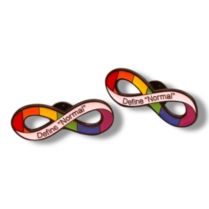 Infinity Pin – Define "Normal" in Regenboogkleuren