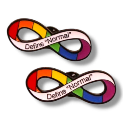 Infinity Pin – Define "Normal" in Regenboogkleuren
