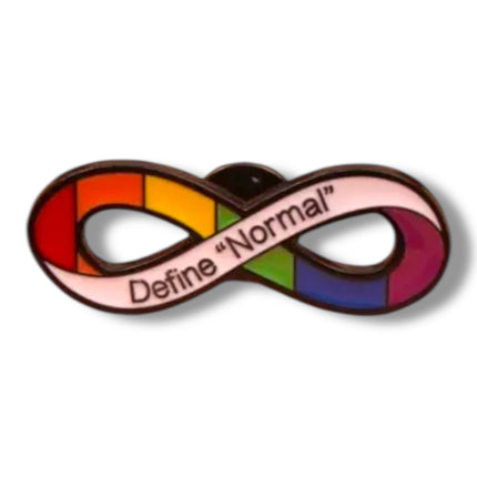 Infinity Pin – Define "Normal" in Regenboogkleuren