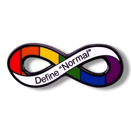 Infinity Pin – Define "Normal" in Regenboogkleuren