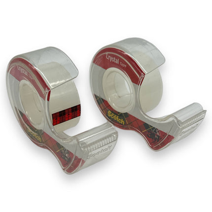 Scotch Crystal Tape 3M - 2 Stuks per Verpakking | Heldere Plakband voor Diverse Toepassingen